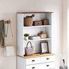 vidaXL Hutch ASKIM 91 x 30 x 104 cm Bois de pin massif