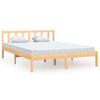 vidaXL Cadre de lit sans matelas bois de pin massif