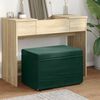 vidaXL Tabouret Vert fonc&eacute; 61 x 41 x 40 cm Velours et Bois Composite