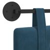 vidaXL T&ecirc;te de lit suspendue Bleu 170 x 55 x 5 cm Velours