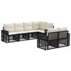 vidaXL Ensemble de canap&eacute; de jardin 7 pc 7-Nombre de places