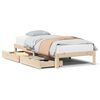 vidaXL Cadre de lit avec tiroirs sans matelas 90x190 cm