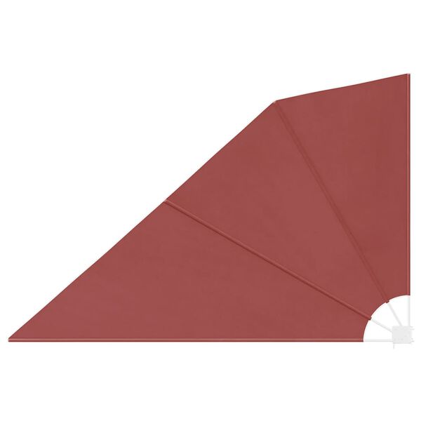 vidaXL Auvent lat&eacute;ral pliable de balcon Terre cuite 160x240 cm