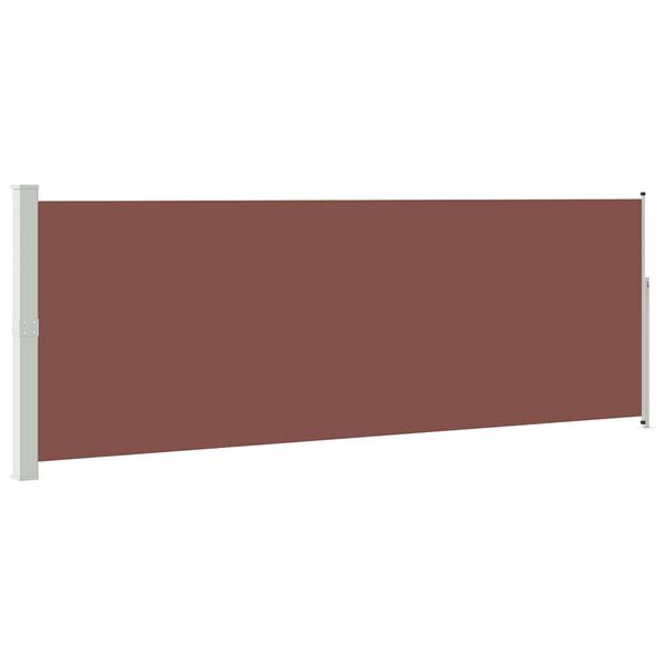 vidaXL Auvent lat&eacute;ral r&eacute;tractable 160 x 500 cm Marron