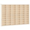 vidaXL Vitrine de collection en bois avec 60 compartiments 60 x 4,5 x 40,5 cm