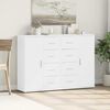 vidaXL Buffets 2 pcs blanc 60x31x84 cm bois d'ing&eacute;nierie