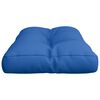vidaXL Coussin de palette bleu royal 80x40x12 cm tissu