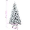 vidaXL Sapin de No&euml;l Artificiel &agrave; Branches Articul&eacute;es Vert 180 cm