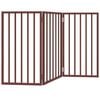 vidaXL Barri&egrave;re pour chien pliable 3 panneaux 150 cm bois de peuplier