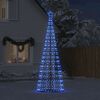 vidaXL Sapin de No&euml;l &agrave; LED 550 LED bleu 300 cm