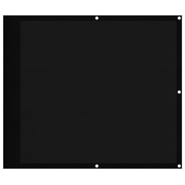 vidaXL &Eacute;cran de balcon noir 90x700 cm 100% polyester oxford