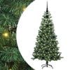 vidaXL Sapin de No&euml;l avec 150 LED avec support Vert 120 cm PVC
