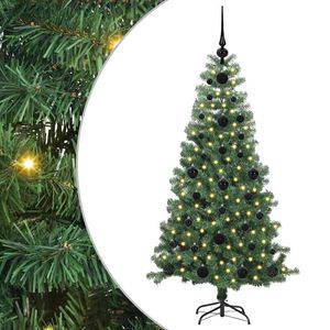 vidaXL Sapin de No&euml;l avec 150 LED avec support Vert 120 cm PVC