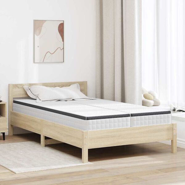 vidaXL Matelas 2 pcs Blanc et Gris 60 x 200 cm Printemps Bonell