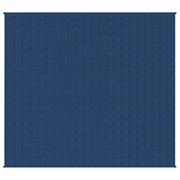 vidaXL Couverture lest&eacute;e Bleu 220x240 cm 11 kg Tissu