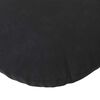 vidaXL Coussins de si&egrave;ge 2 pcs Noir &Oslash; 40 x 13 cm Velours