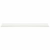 vidaXL &Eacute;tag&egrave;re flottante 4 pcs Blanc 80 x 18 x 2,5 cm Acier