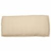 vidaXL Coussin Beige 120 x 50 x 12 cm Tissu Oxford