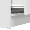 vidaXL Tables de chevet avec 2 tiroirs 2 pcs blanc 38x34x80 cm
