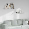 vidaXL &Eacute;tag&egrave;re Murale avec &eacute;tag&egrave;re 2 pcs Marbre blanc 100 x 9 x 3 cm