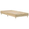 vidaXL Cadre de lit sans matelas ch&ecirc;ne sonoma 100x200 cm
