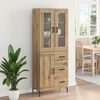 vidaXL Haut Armoire 2 pcs Ch&ecirc;ne artisanal Bois d'ing&eacute;nierie