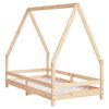 vidaXL Cadre de lit pour enfant 80x160 cm bois de pin massif