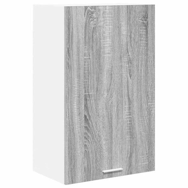 vidaXL Armoire suspendue Gris Sonoma et Blanc 50 x 31 x 80 cm
