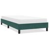 vidaXL Cadre de lit sans matelas vert foncé 90x220 cm velours