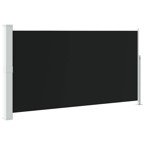 vidaXL Auvent lat&eacute;ral r&eacute;tractable de patio 170x300 cm Noir