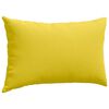 vidaXL Coussins de canapé 2 pcs Jaune clair 50 x 30 cm tissu