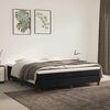 vidaXL Matelas &agrave; ressorts ensach&eacute;s 160 x 220 cm Noir