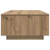 vidaXL Table basse Ch&ecirc;ne artisanal 95 x 55 x 31 cm Bois d'ing&eacute;nierie