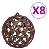 vidaXL Ensemble de boules de Noël 100 pcs 3/4/6 cm Marron/Bronze/Doré