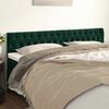 vidaXL Têtes de lit 2 pcs Vert foncé 100x7x78/88 cm Velours