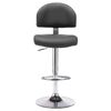 vidaXL Tabouret de bar Gris Similicuir