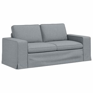 vidaXL Canap&eacute; Gris clair 182 x 80 x 82 cm tissu