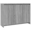 vidaXL Buffet Sonoma gris 102x33x75 cm Bois d'ing&eacute;nierie