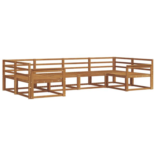 vidaXL Ensemble de canap&eacute;s d'ext&eacute;rieur 6 pcs Naturel