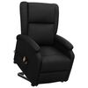 vidaXL Fauteuil Noir Similicuir