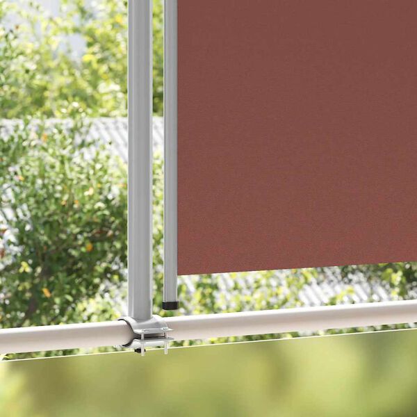 vidaXL Auvent lat&eacute;ral r&eacute;tractable de patio 140 x 300 cm Marron