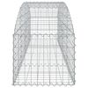 vidaXL Panier de gabions arqu&eacute; 200x50x40/60 cm Fer galvanis&eacute;