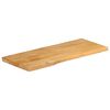 vidaXL Dessus de table 100x40x3,8 cm bord vivant bois massif manguier