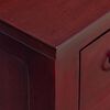 vidaXL Commode Marron 45 x 35 x 100,5 cm Bois de Mahogany Massif