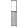vidaXL Armoire de salle de bain sonoma gris 35x37,5x166 cm