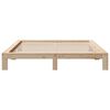 vidaXL Cadre de lit sans matelas 200x200 cm bois massif de pin