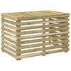 vidaXL Housse de climatiseur 90 x 58 x 60 cm Bois de pin impr&eacute;gn&eacute;