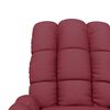 vidaXL Fauteuil de massage Rouge bordeaux Tissu