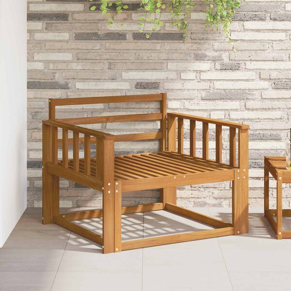 vidaXL Sofa de milieu ext&eacute;rieur Bois d'Acacia Massif Naturel