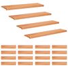 vidaXL Marches d'escalier 20 pi&egrave;ces 120 x 25 x 2 cm Vernis